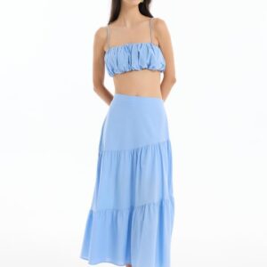 Büzgü Askılı Top Mavi